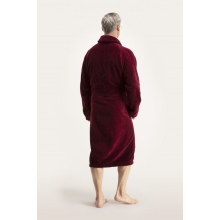 Bademantel Herren Torekov von Pelle Vävare in bourgogne