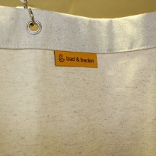 Duschvorhangstoff Textil Linolux Leinen/Baumwolle, natur