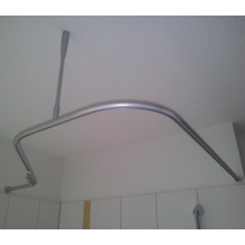 Duschvorhangstange in Sonderform