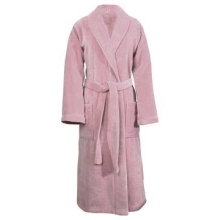 Bademantel Damen Torekov von Pelle Vävare in dusty pink extra lang