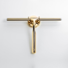Duschabzieher Glaswischer mit Wandhalterung Decor Walther Quick-Gold