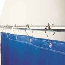 Duschvorhangringe Roller Hooks
