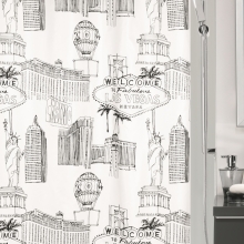 Duschvorhang Vegas Polyester