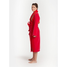 Bademantel Damen Viken von Pelle Vävare in rot