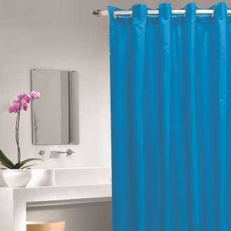 Lisa Duschvorhang Textil blau 180cm x 200cm