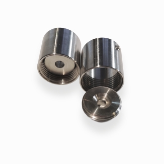 Wandlager zweiteilig für Duschvorhangstange Edelstahl 20mm