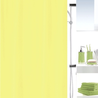 Duschvorhang "Primo" light yellow in verschieden Großen