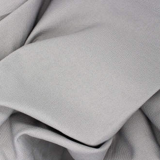 Schwerer Textil Duschvorhangstoff Sunset aus 100% Polypropylen in grau Meterware schwer entflammbar