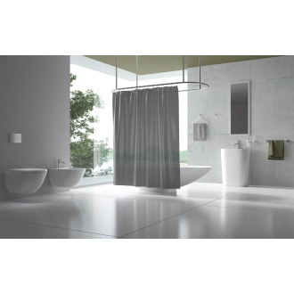 Duschvorhang Hygioclean / Grau / 260 x 210 cm