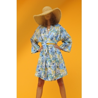 Julia Rossi Kimono Leinen "Amalfi"