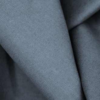 Duschvorhangstoff Textil Linolux Leinen/Baumwolle, Blau Meterware