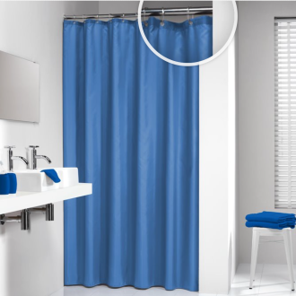 Duschvorhang Sealskin Madeira blau in verschiedenen Größen