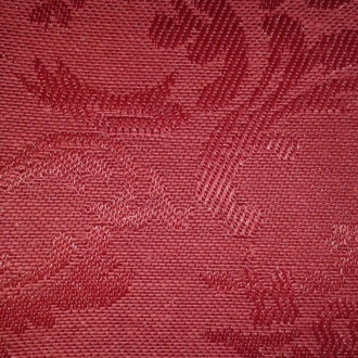 Duschvorhangstoff Textil Baumwolle/Polyester, Barock bordeauxrot 1,5 breite Meterware