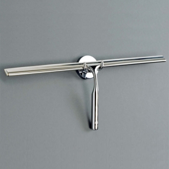 Duschabzieher Glaswischer mit Wandhalterung Decor Walther Quick-XL