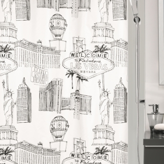 Duschvorhang Vegas Polyester