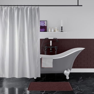 Duschvorhang Textil Stripe Satin, alle Größen alle Sondermaße